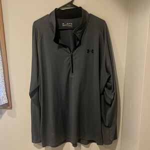 Under Armour Gray Quarter-Zip Top